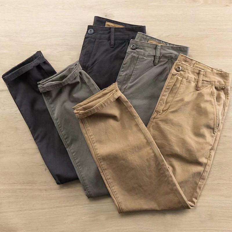 2023 Men's Casual Loose Fit Cotton Cargo Pants