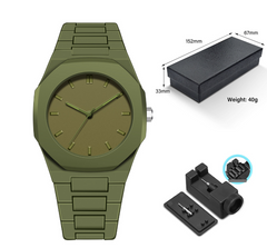 Phantom Black 41mm Quartz Watch by Jean Poedagar (One Set)